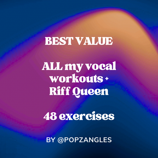 All my Vocal Workouts + Riff Queen
