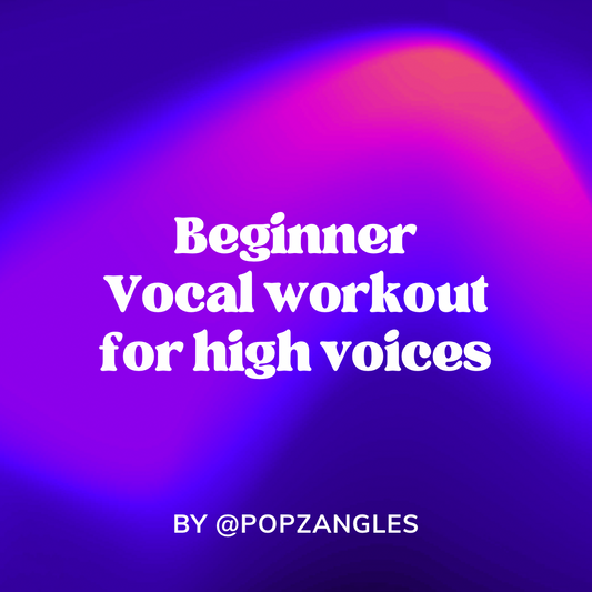 10 minute beginner vocal workout for high voices