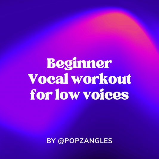 10 minute beginner vocal workout for low voices