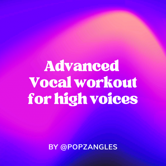 20 minute advanced vocal workout for high voices